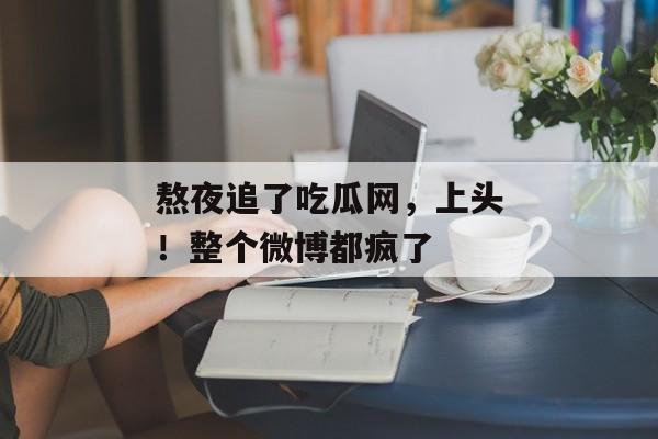 熬夜追了吃瓜网，上头！整个微博都疯了
