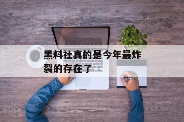 黑料社真的是今年最炸裂的存在了